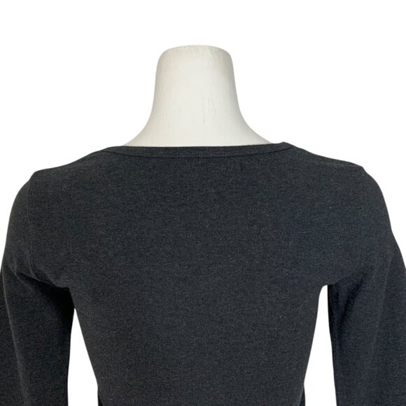 Munthe Plus Simonsen Copenhagen Tee Shirt Top S Bell Sleeve Wool Blend - Picture 8 of 12